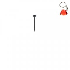 Drążek montażowy do szynoprzewodu czarny 12,5 cm DUOLINE 703132 Trio