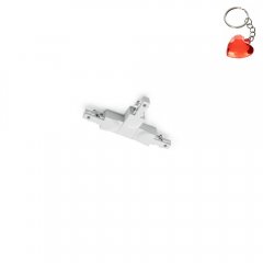 Łącznik typu "T" lewy do szynoprzewodu 2-obwodowego biały DUOLINE 702331A Trio