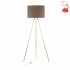 Lampa podłogowa trójnóg UMBERTO BROWN GOLD 16032 TK Lighting