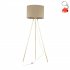 Lampa podłogowa trójnóg UMBERTO LINEN GOLD 16036 TK Lighting