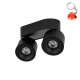 Oprawa natynkowa reflektor spot LED 20W SPARK DUO BLACK 18147 TK Lighting