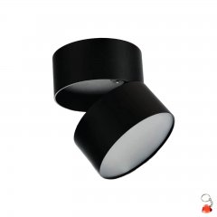 Oprawa natynkowa spot LED 15W Mona CCT SWITCH BK AZ6037 Azzardo