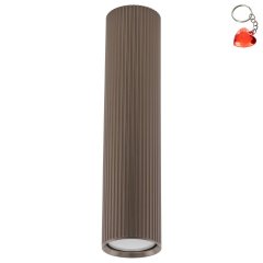 Ryflowana oprawa natynkowa spot TUNE BROWN L 11029 TK Lighting