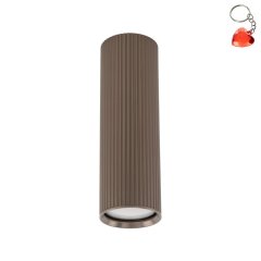 Ryflowana oprawa natynkowa spot TUNE BROWN M 11028 TK Lighting