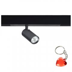 Lampa reflektor spot szynowy LED 10W 1-fazowa BETA OPTICA 230V TRACK MAGNETIC 4000K BK AZ5197 Azzardo