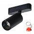 Lampa reflektor spot szynowy LED 12W 1-fazowy GAMMA NIKO TRACK MAGNETIC 5mm 3000K BK AZ5287 Azzardo