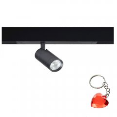 Lampa reflektor spot szynowy LED 7W 1-fazowa BETA OPTICA 230V TRACK MAGNETIC 4000K BK AZ5196 Azzardo