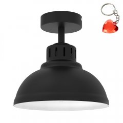 Czarna lampa sufitowa SVEN 9094 Luminex