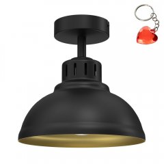 Czarna lampa sufitowa SVEN 9115 Luminex