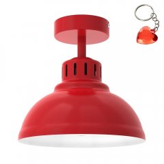 Czerwona lampa sufitowa SVEN 9223 Luminex