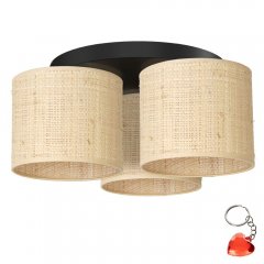 Lampa sufitowa 3-punktowa RATTAN 5276 Luminex