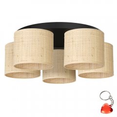 Lampa sufitowa 5-punktowa RATTAN 5277 Luminex