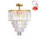 Lampa sufitowa AMEDEO FC17106/6+3+1-GOLD+CL Zuma Line