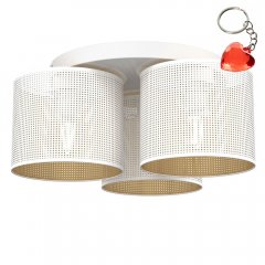 Lampa sufitowa ażurowa LOFT SHADE 5262 Luminex