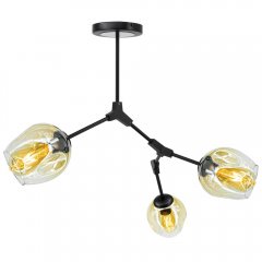 Lampa sufitowa BOSTON 1962 / 3 BLACK - 21QG Elem