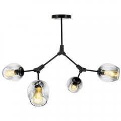Lampa sufitowa BOSTON 1962 / 4 BLACK - BL Elem