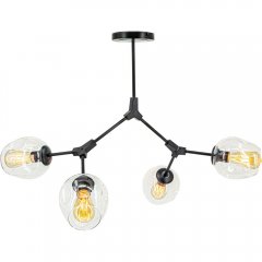 Lampa sufitowa BOSTON 1962 / 4 BLACK - TR Elem