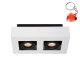 Lampa sufitowa Casemiro IT8001S2-WH/BK Italux