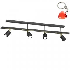 Lampa sufitowa czteropłomienna na listwie ORDEA 412 Luminex