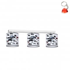 Lampa sufitowa dziecięca AUTO MLP4318 Milagro