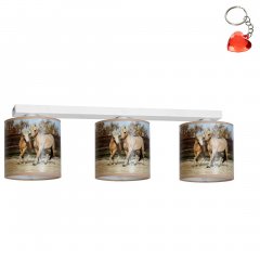 Lampa sufitowa dziecięca HORSES MLP847 Milagro