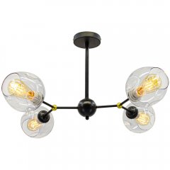 Lampa sufitowa GIRO 1094 / 4 BLACK Elem