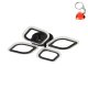 Lampa sufitowa LED 30W ILLUMIA MS236040R-BK Zuma Line