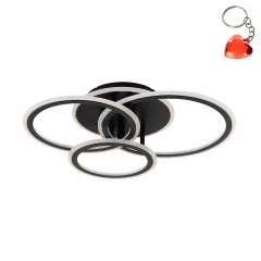 Lampa sufitowa LED 55W LUNAR MS238130-BK Zuma Line