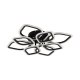 Lampa sufitowa LED 75W ILLUMIA MS236180R-BK Zuma Line