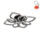 Lampa sufitowa LED 75W ILLUMIA MS236180R-BK Zuma Line