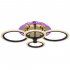 Lampa sufitowa LED 75W RING DRS2032/4 TR BL Elem