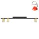 Lampa sufitowa LOGAN BLACK/GOLD 5672 TK Lighting