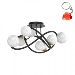 Lampa sufitowa NISYRO MX4922-8-EBGN Zuma Line
