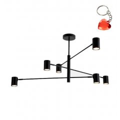 Lampa sufitowa PEDRO PEN4104-6BK Zuma Line