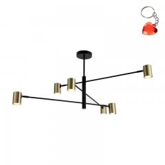 Lampa sufitowa PEDRO PEN4104-6GD + BK Zuma Line