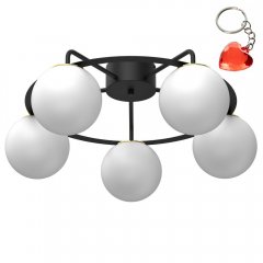 Lampa sufitowa pięciopłomienna kule BALLO 5669 Luminex