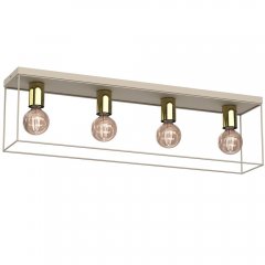 Lampa sufitowa prostokątna klatka 4-punktowa HOMEN 4339 Luminex