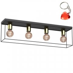 Lampa sufitowa prostokątna klatka 4-punktowa HOMEN 8112 Luminex