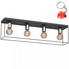 Lampa sufitowa prostokątna klatka 4-punktowa HOMEN 8117 Luminex