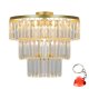 Lampa sufitowa TIFANNY P17127-4-GD Zuma Line