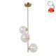 Lampa sufitowa TOLEDO PND-40717-3-HBR Italux