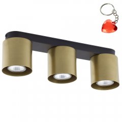 Lampa sufitowa VICO BLACK / GOLD 6510 TK Lighting