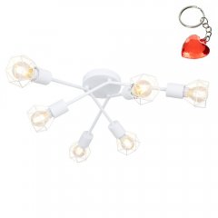 Lampa sufitowa XARA I 54802W-6 Globo