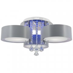 Lampa sufitowa z funkcją LED sleep ANTILA DRS8006 / 3 8C GREY Elem