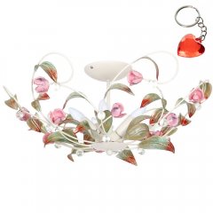 Lampa sufitowa z motywem róż ROSE 466 Luminex
