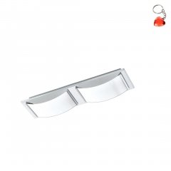 Lampa sufitowo-ścienna LED 2x5,4W WASAO 1 94882 Eglo