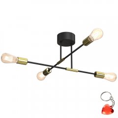 Minimalistyczna lampa sufitowa FLAME 3906 Luminex