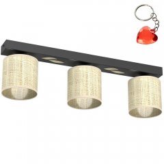 Potrójna lampa sufitowa NATUR 9724 Luminex